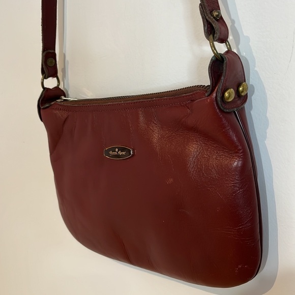 Etienne Aigner 1980s Burgundy Leather Purse - Picture 6 of 11